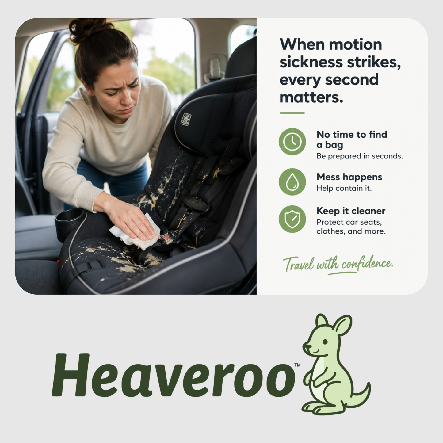 Heaveroo™ Silicone Vomit Bib